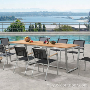 Conjunto de muebles de comedor Muebles de patio al aire libre